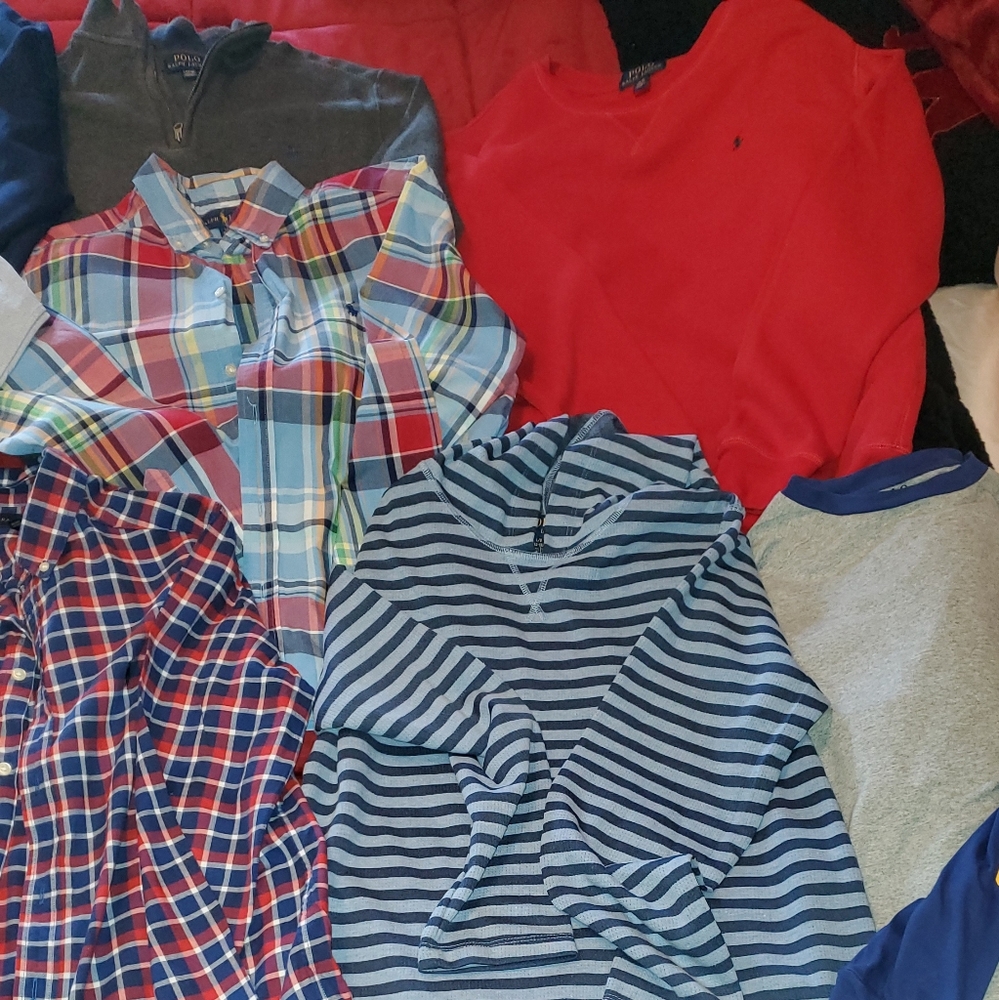 Lot of 12 RL Polo shirts for boys